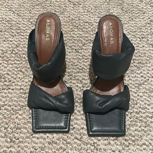 Alohas Natasha Puffy Mule Heels. Size US 9 / EU 40